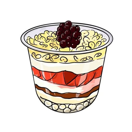 Mixed Berry Mille-feuille Cup 莓莓桑内千层杯